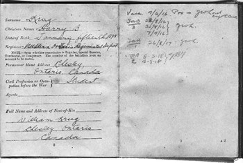 Pay Book, p. 2-3